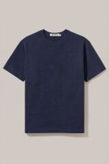 T-Shirt Lacivert Regular Basic