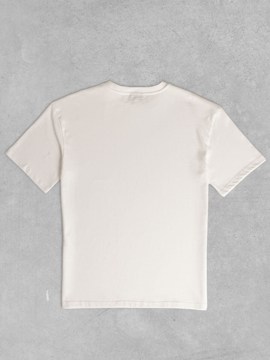 OVERSIZE BASIC T-SHIRT S - EKRU