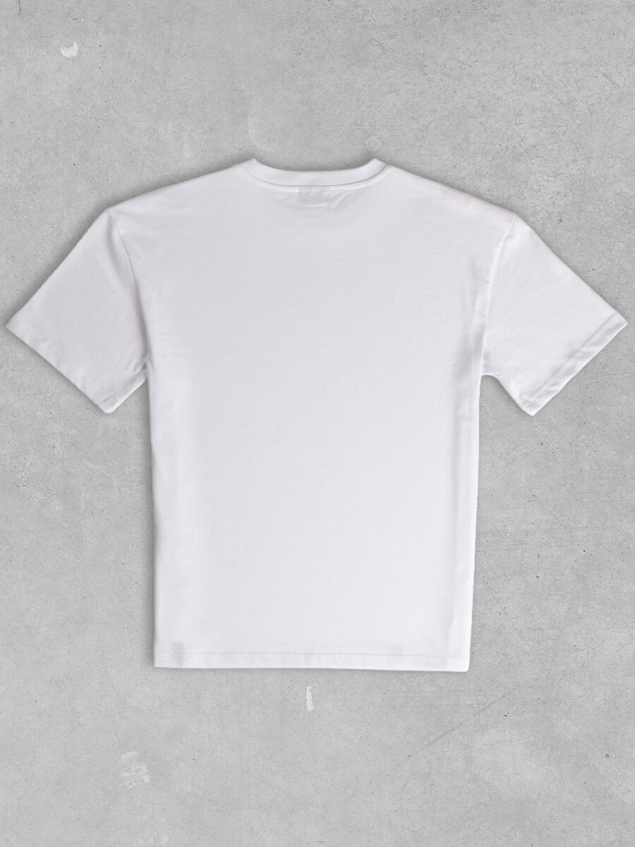 OVERSIZE BASIC T-SHIRT S - BEYAZ