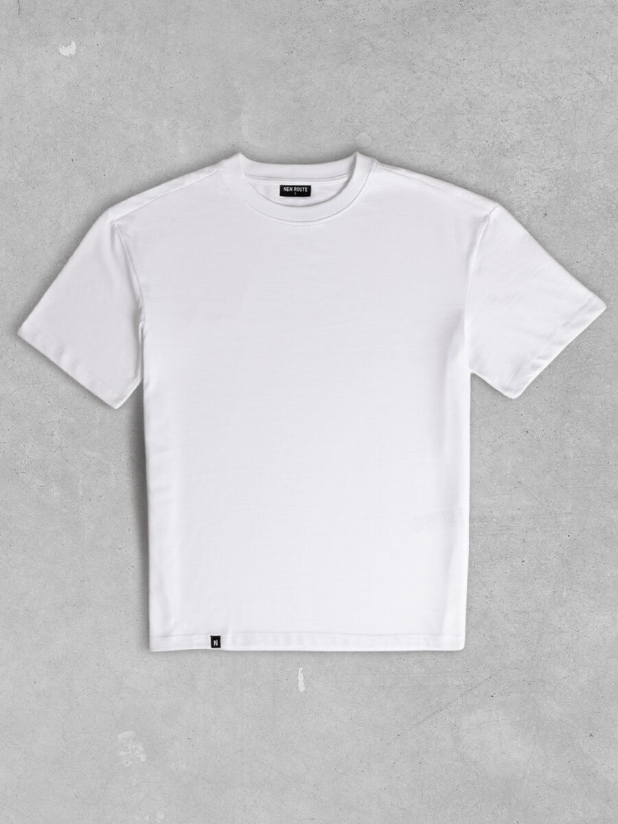 OVERSIZE BASIC T-SHIRT L - BEYAZ