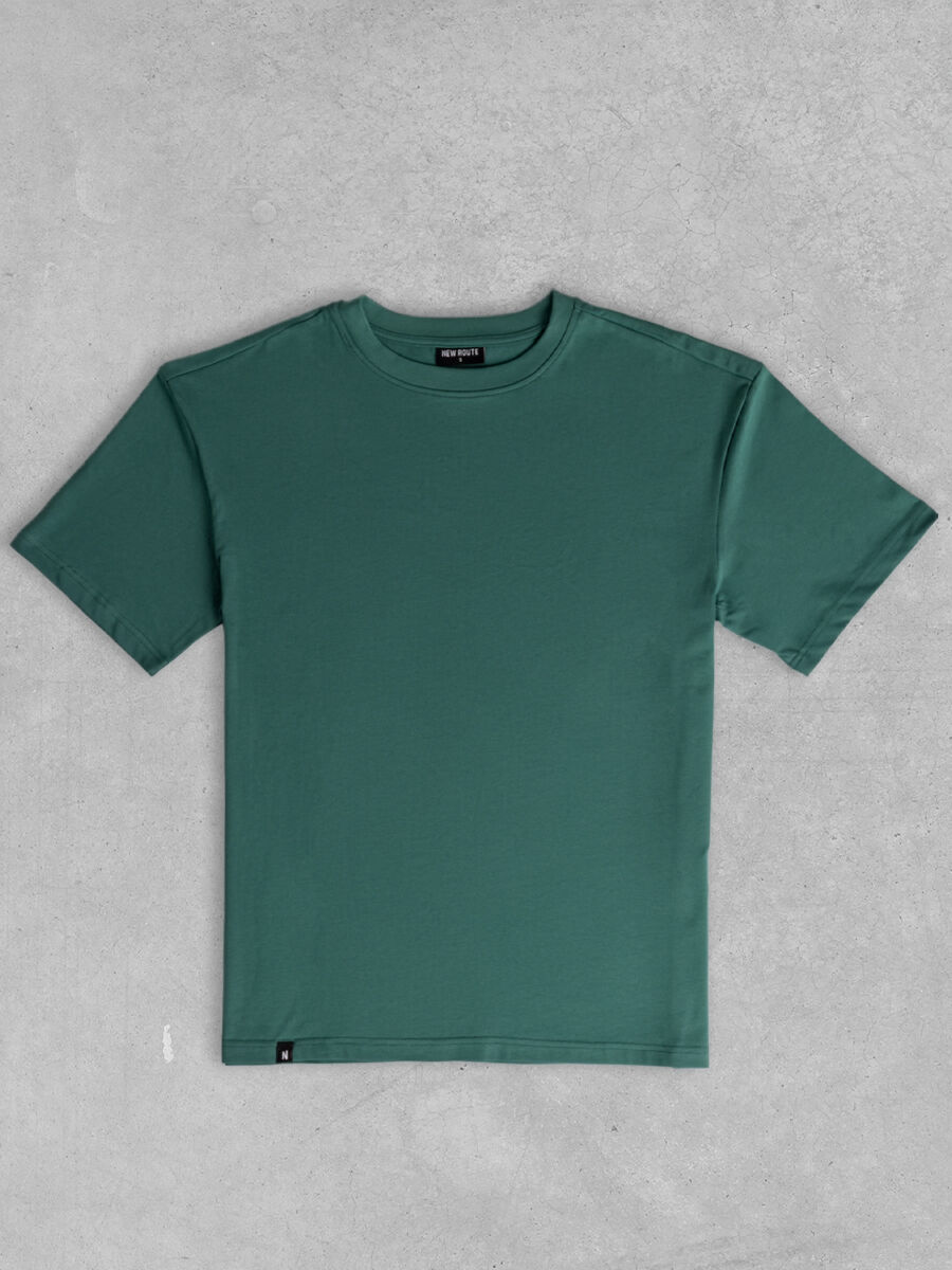 OVERSIZE BASIC T-SHIRT XL - YEŞİL